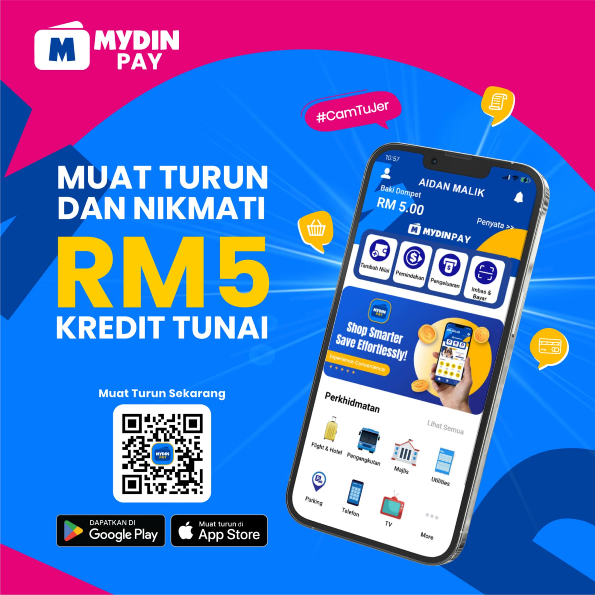 MYDINPay eWallet 正式上线!首1000名注册用户还可获RM5优惠券! 3 29d165f9 90e5 4a04 90de c87402bcd2d5 4