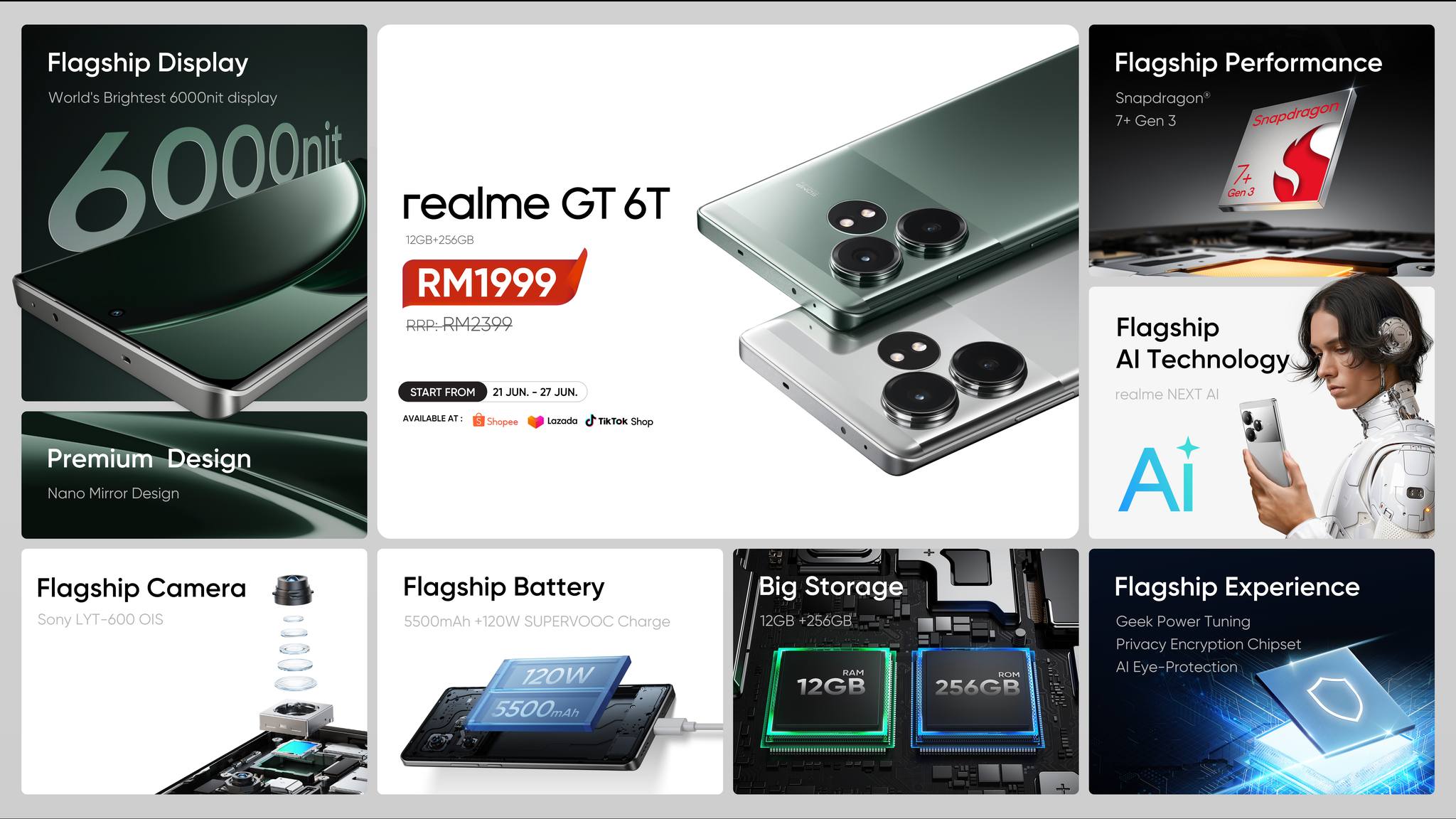 回归了!realme GT 6系列大马发布:集成AI功能、最高骁龙8s Gen 3、120W快充,售RM1999起! 45 448758941 777256474592221 5471922694321420774 n