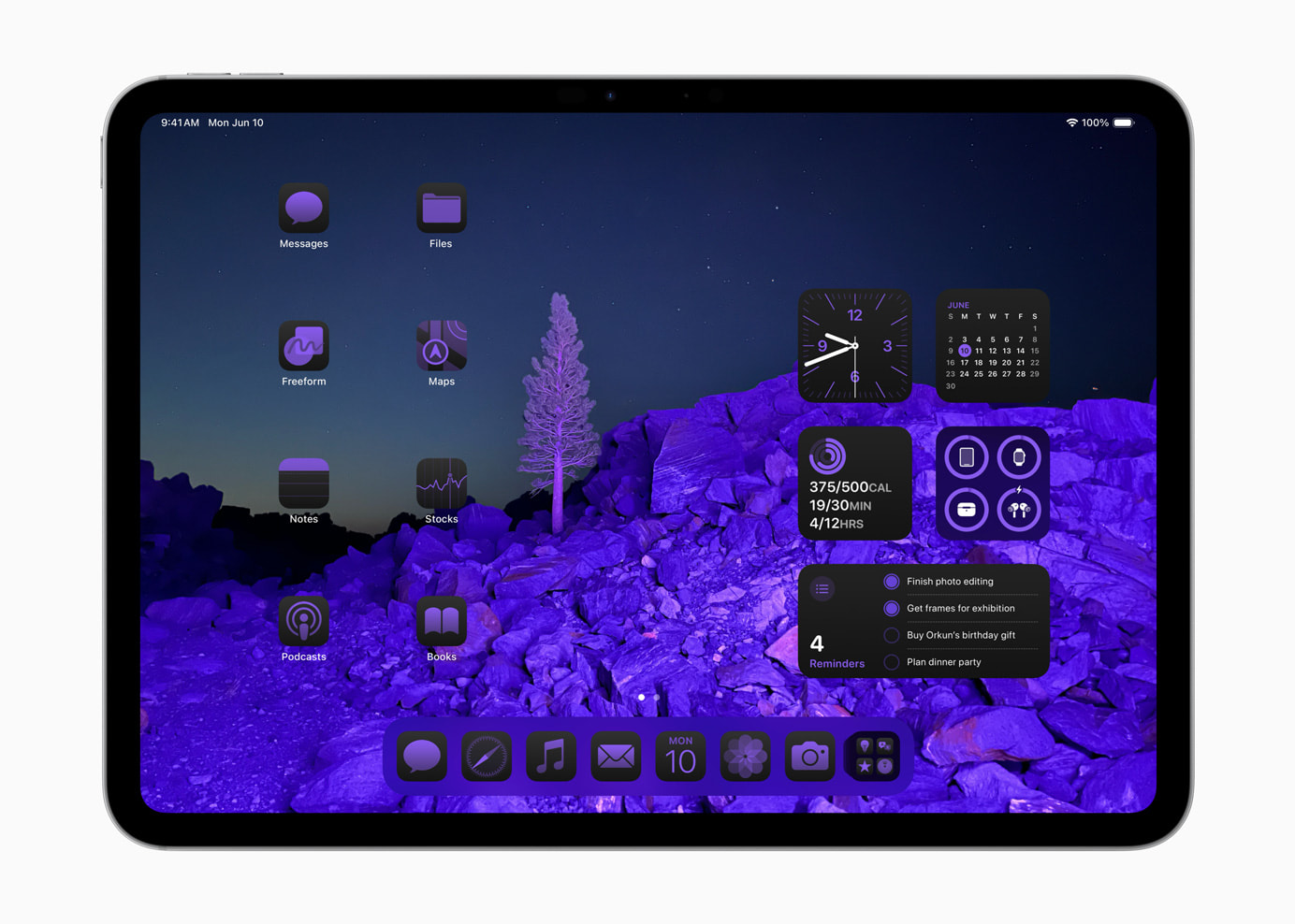 Apple WWDC24 iPadOS 18 customize Home Screen