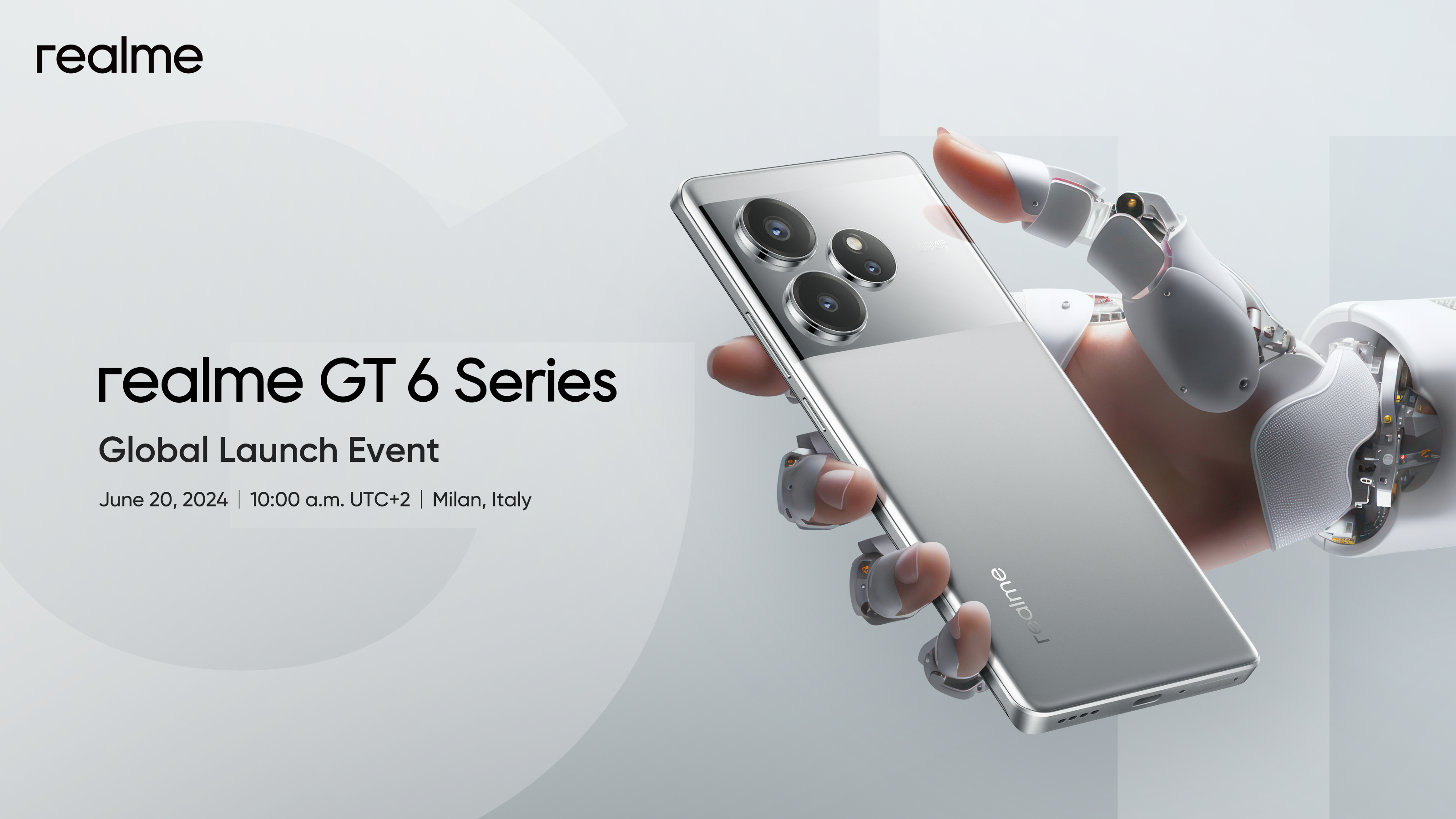 号称全新旗舰杀手!realme GT 6系列将在6月20日全球发布! 2 Image 1 1