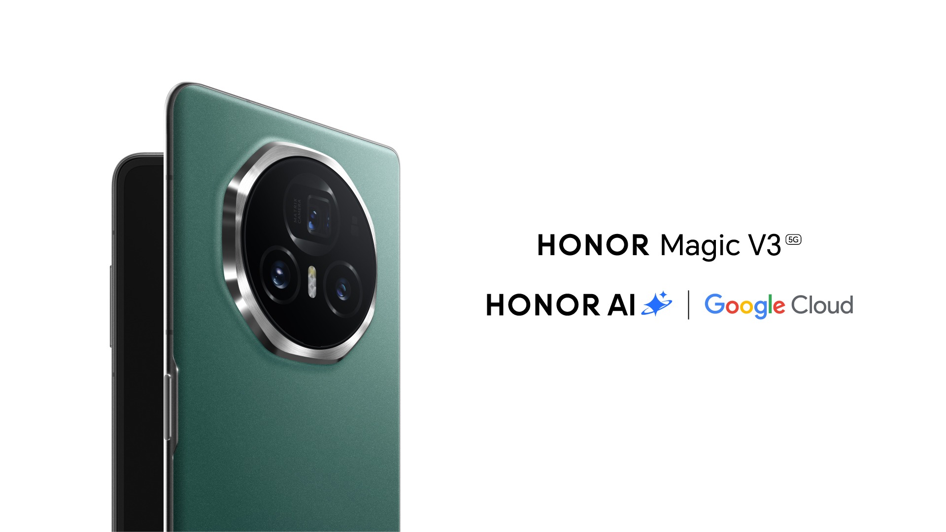 HONOR携手Google Cloud:为Magic V3引入AI功能!9月3-8日可在Pavilion KL抢先体验新机! 2 HONOR Magic V3 Partnership with Google Cloud 1