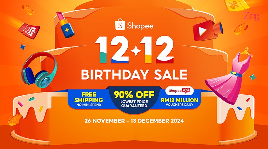 ​Shopee 12.12 生日促销活动