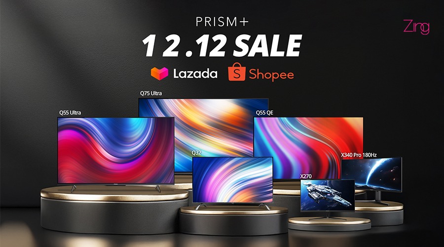 今晚8pm开抢！PRISM+双12大促销：高端电视和游戏显示器，最低只需RM499起！