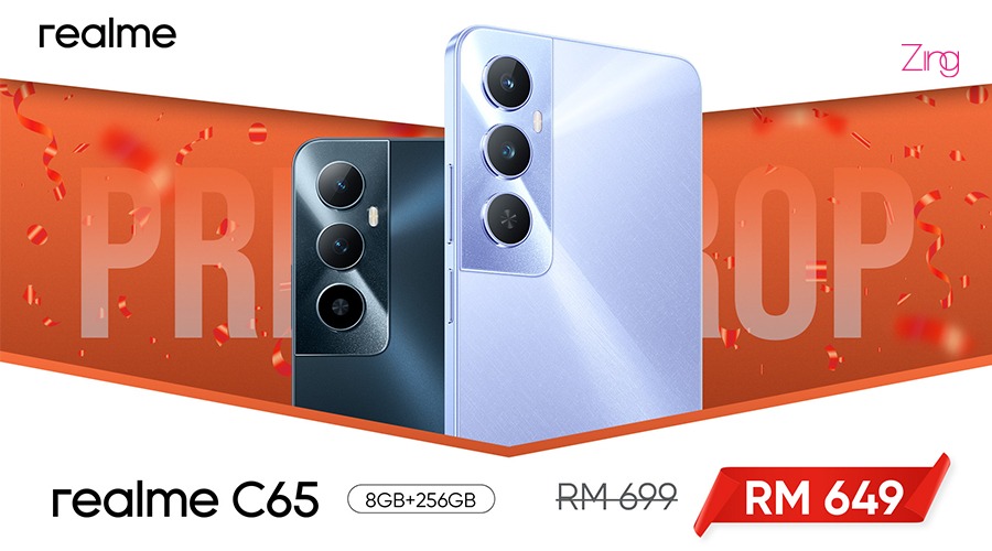 realme C65 现售价 RM649