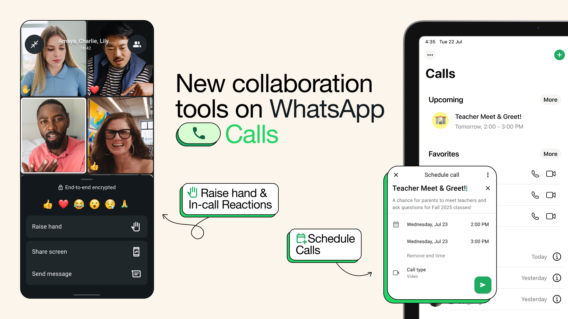 开会、聊天更方便!WhatsApp群组通话升级:可提前预约、举手发言还能发反应! 2 529855505 2586434005029244 5616666549817085697 n