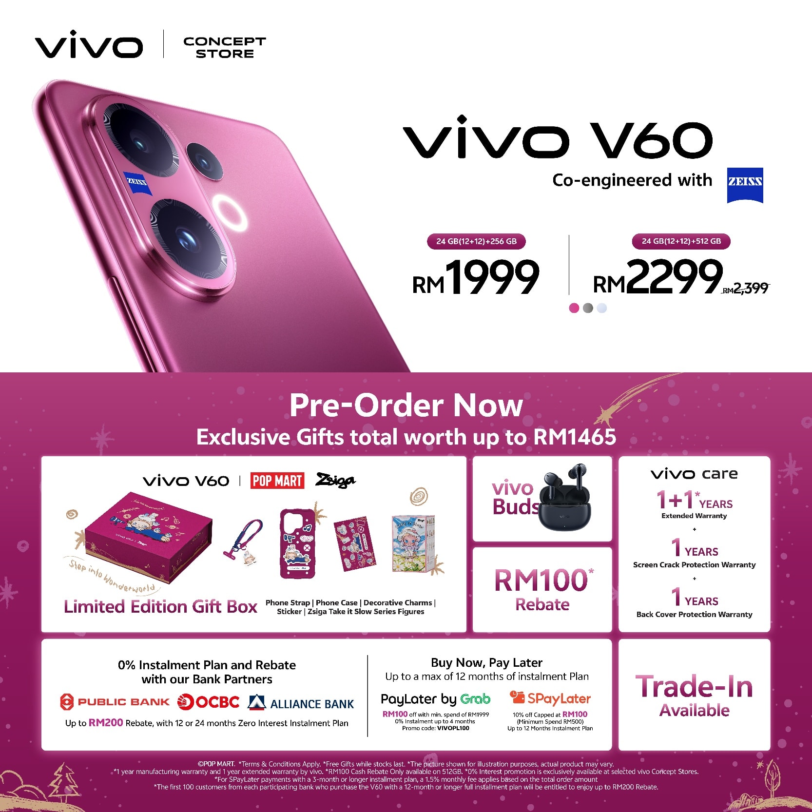 大马售价RM1899起!vivo V60发布:搭载50MP蔡司潜望长焦、6500mAh电池、骁龙7 Gen 4! 14 538269993 1075596821398694 981601742166492907 n