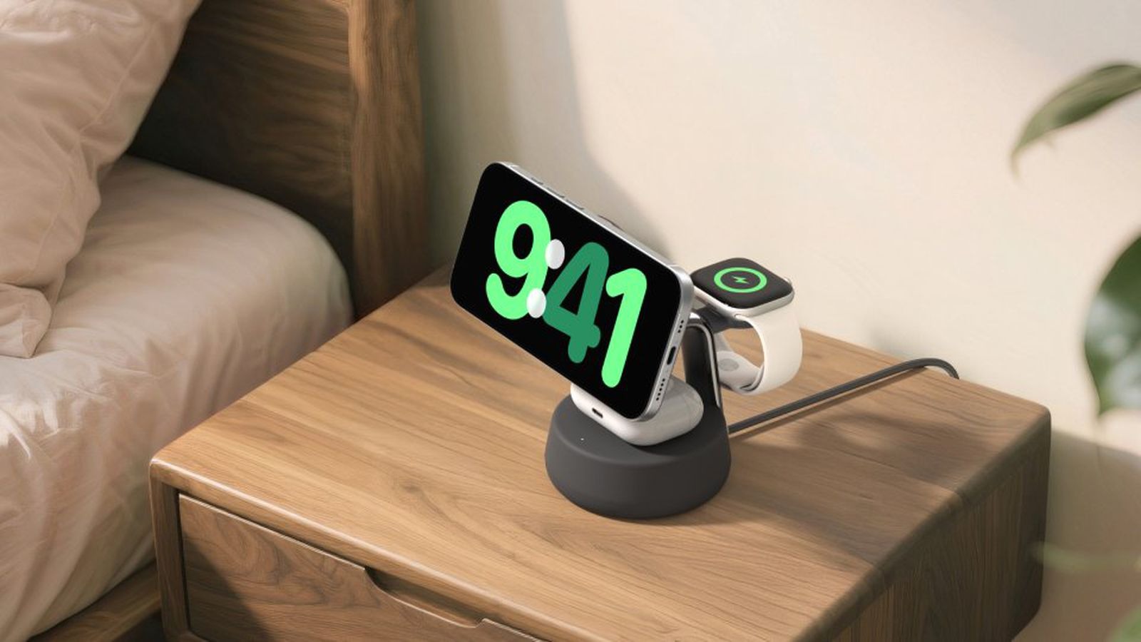 iOS 26新特性曝光:iPhone 16系列将支持Qi 2.2协议,非MagSafe无线充电也能支持25W 2 Belkin 25W Charging Stand 1