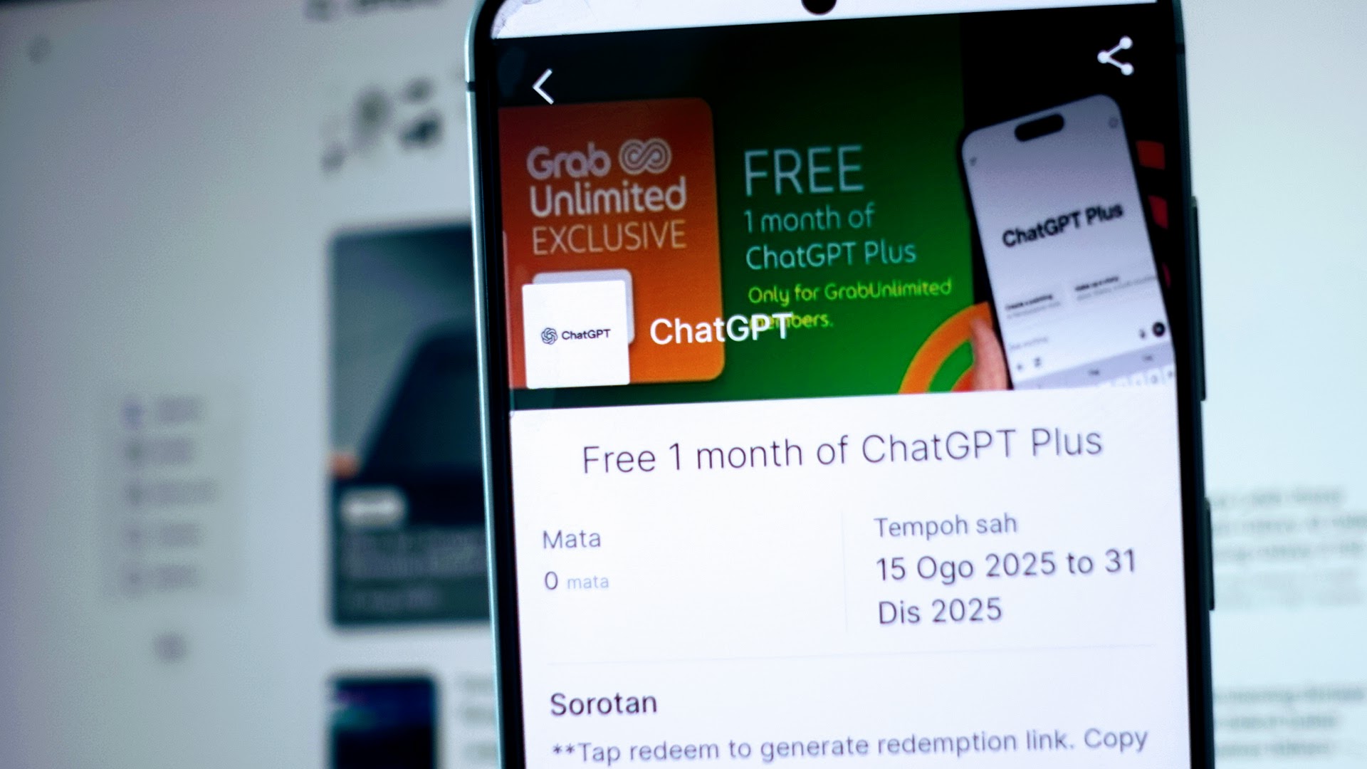 ChatGPT Grab