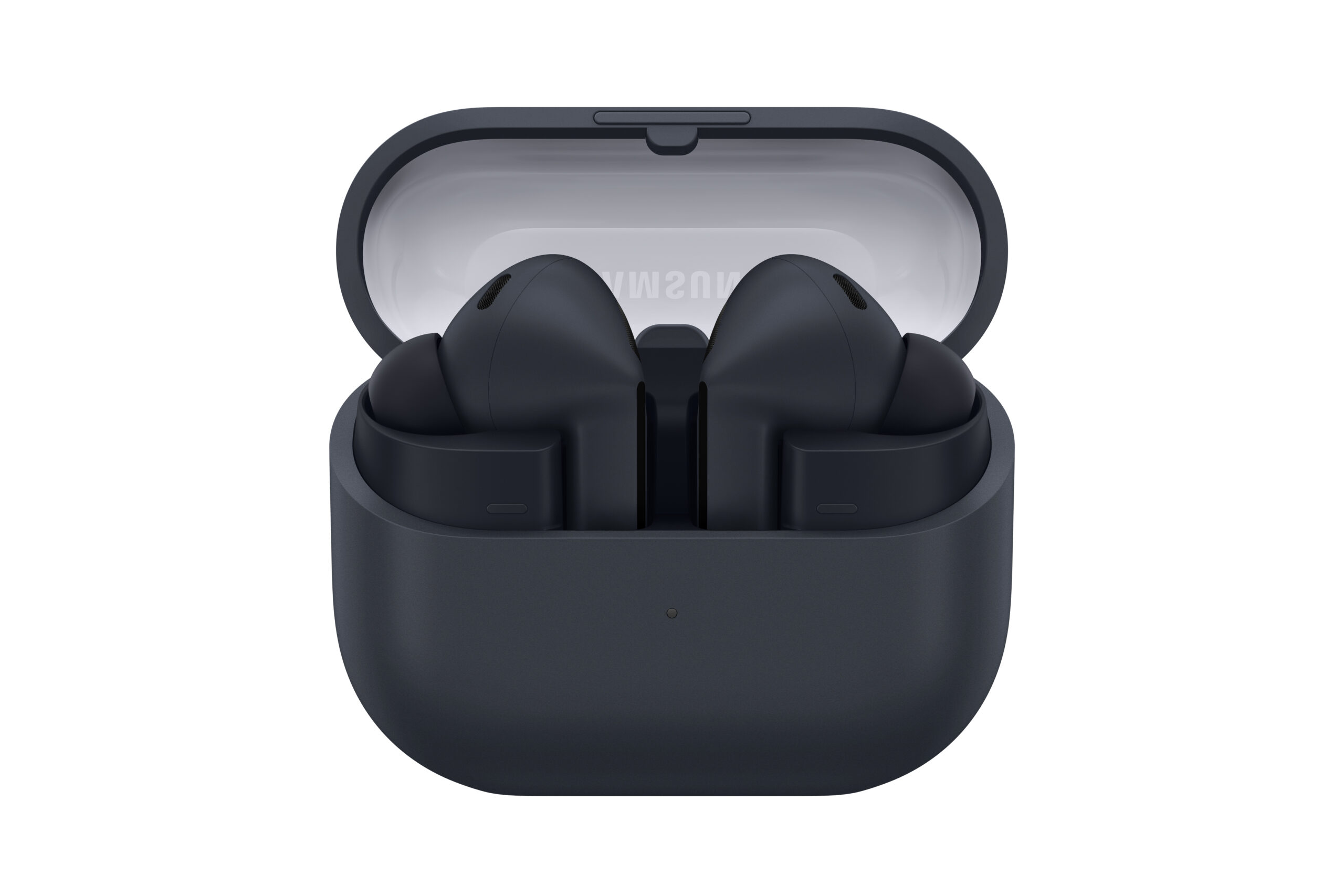 Samsung Galaxy Buds3 FE 发布:Blade设计、升级音频性能、Galaxy AI功能,价格更亲民! 10 Galaxy Buds3 FE Black 007 Case Opened scaled