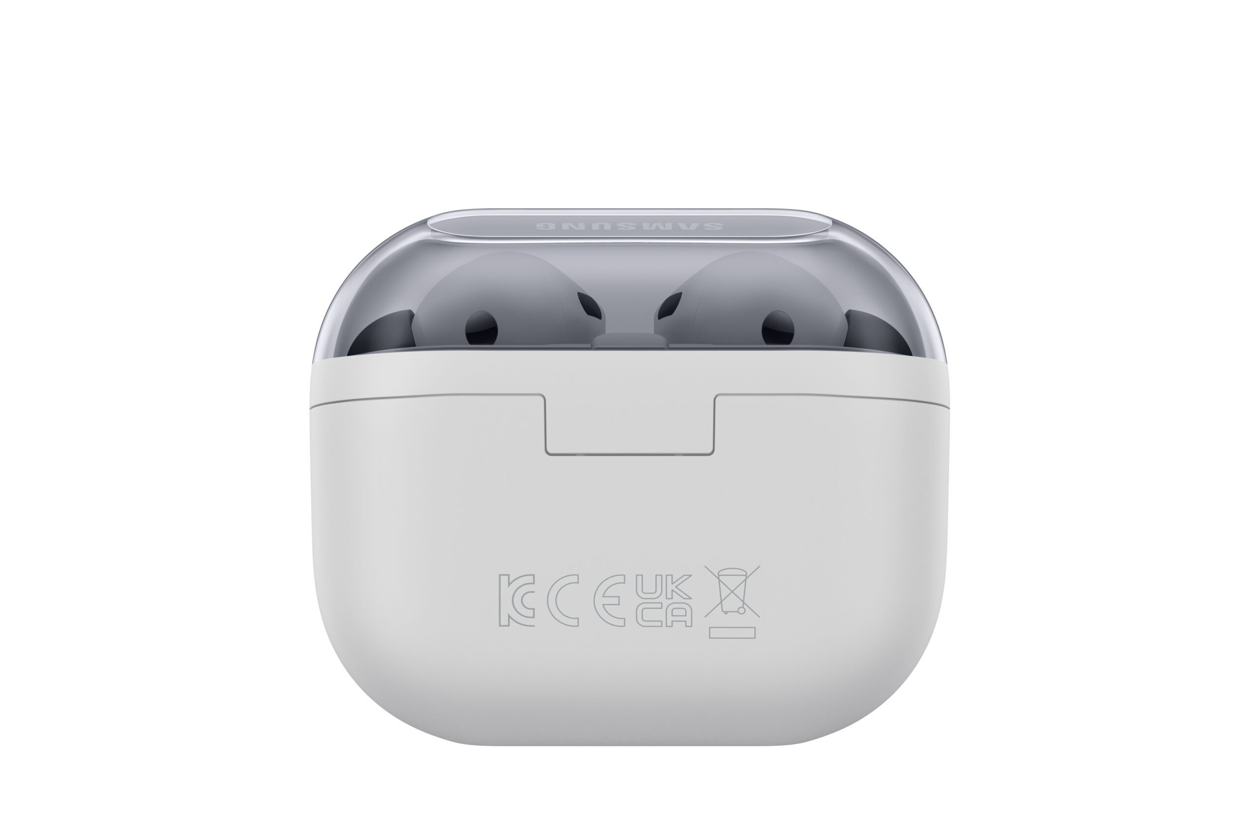 Samsung Galaxy Buds3 FE 发布:Blade设计、升级音频性能、Galaxy AI功能,价格更亲民! 5 Galaxy Buds3 FE Gray 005 Case Back 1 1 scaled