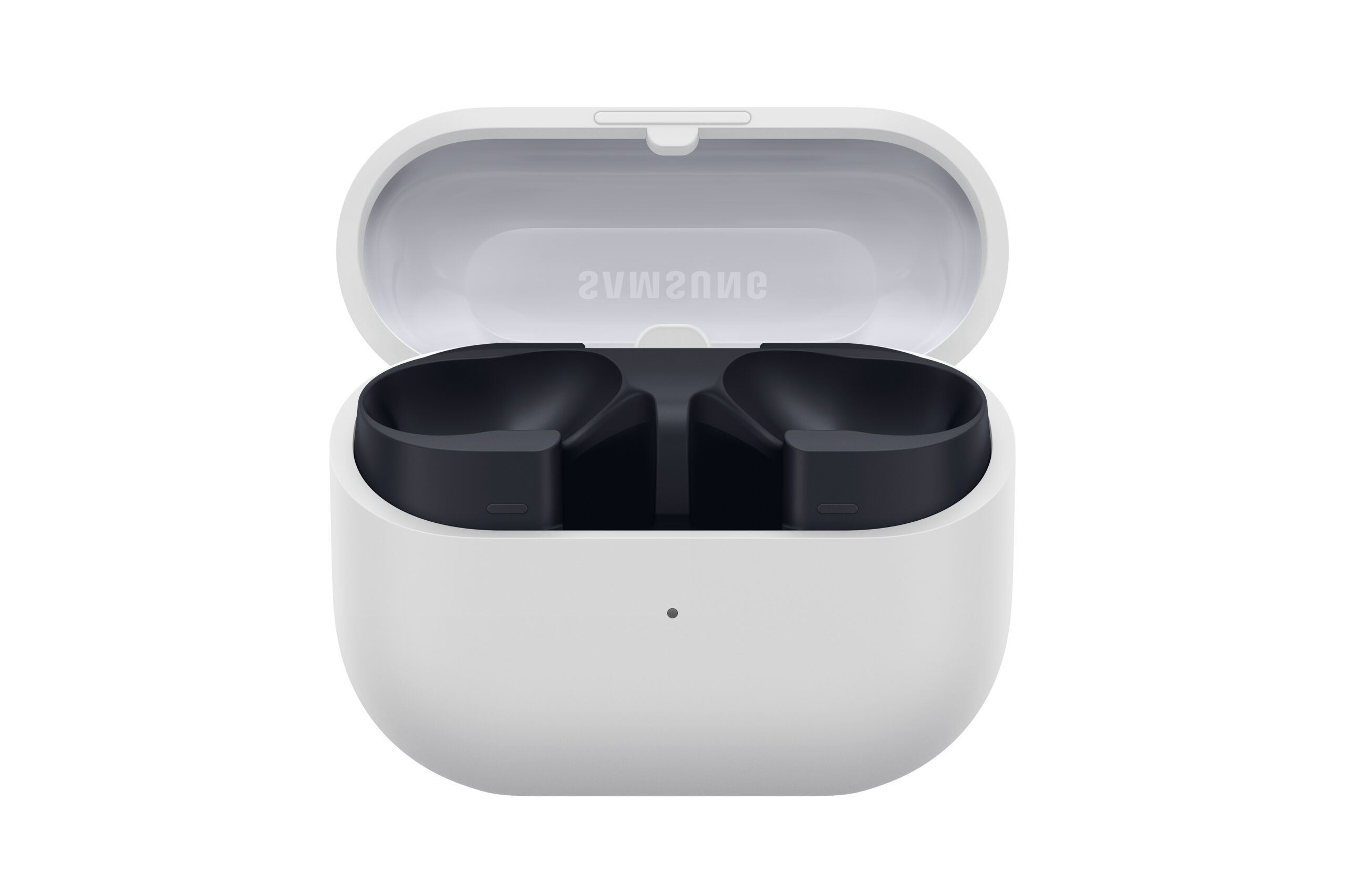 Samsung Galaxy Buds3 FE 发布:Blade设计、升级音频性能、Galaxy AI功能,价格更亲民! 8 Galaxy Buds3 FE Gray 008 Case Opened w.o units 1 scaled