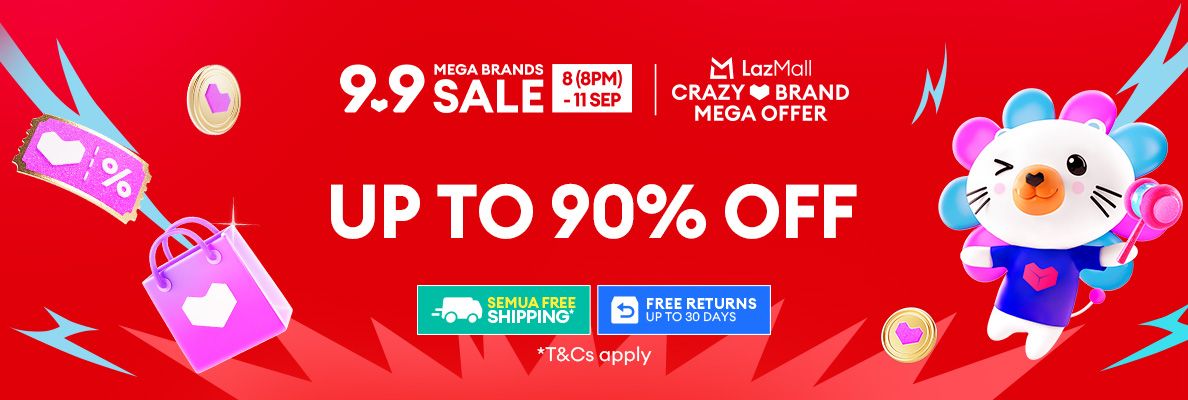 买到 Syiok!Lazada 9.9 促销开跑:最低价保证、90% 折扣、RM9 有机会开箱 RM600 好物的惊喜礼盒! 4 Header D 1188x400 CBMO