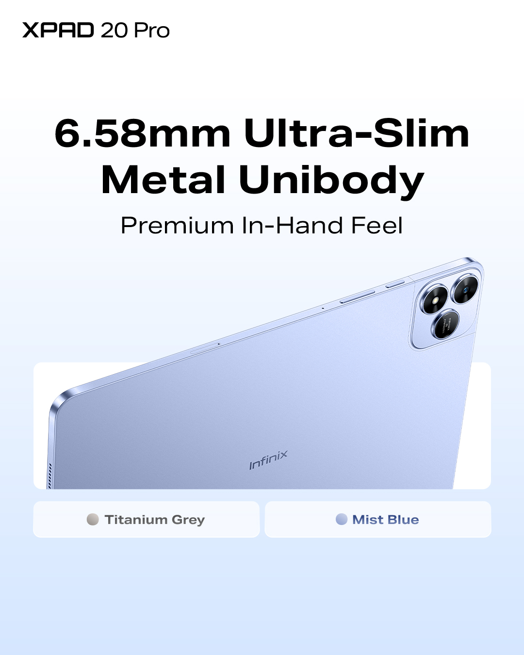 大马售价RM999 起！Infinix XPAD 20 Pro 发布：12 寸2K 屏、AI 助手、8000mAh！