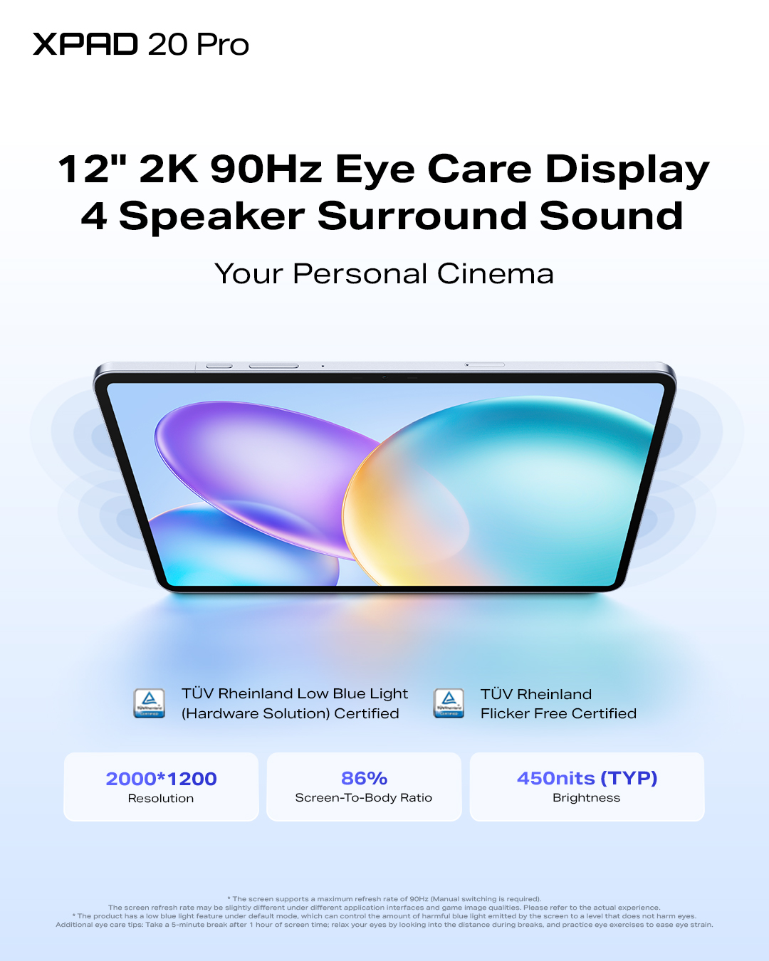 大马售价 RM999 起!Infinix XPAD 20 Pro 发布:12 寸 2K 屏、AI 助手、8000mAh! 4 Screen