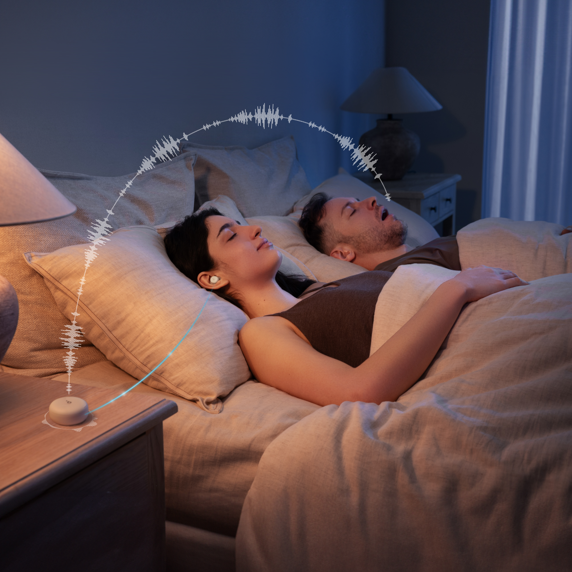 【IFA 2025】Anker 发布一系列黑科技:AI 扫拖机器人、能爬楼的吸尘器、全球首款移动家庭影院等! 17 Sleep A30 White Lifestyle Snoring