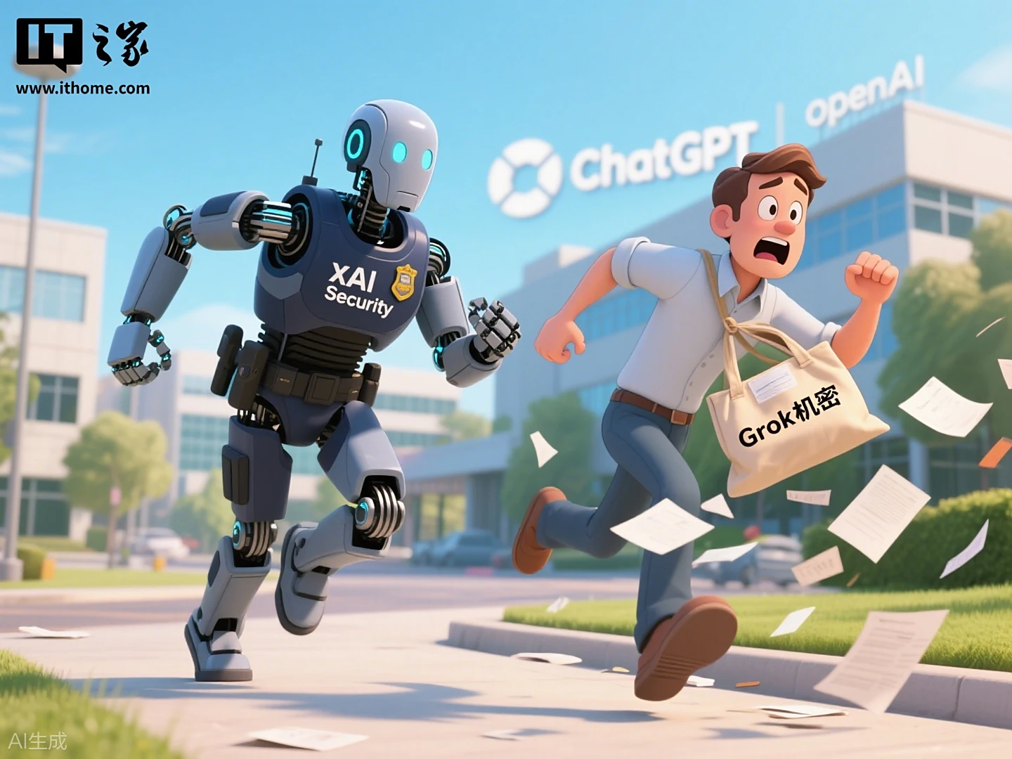 AI 界的“谍战片”！马斯克公司xAI 怒告前工程师：带走机密跳槽OpenAI！