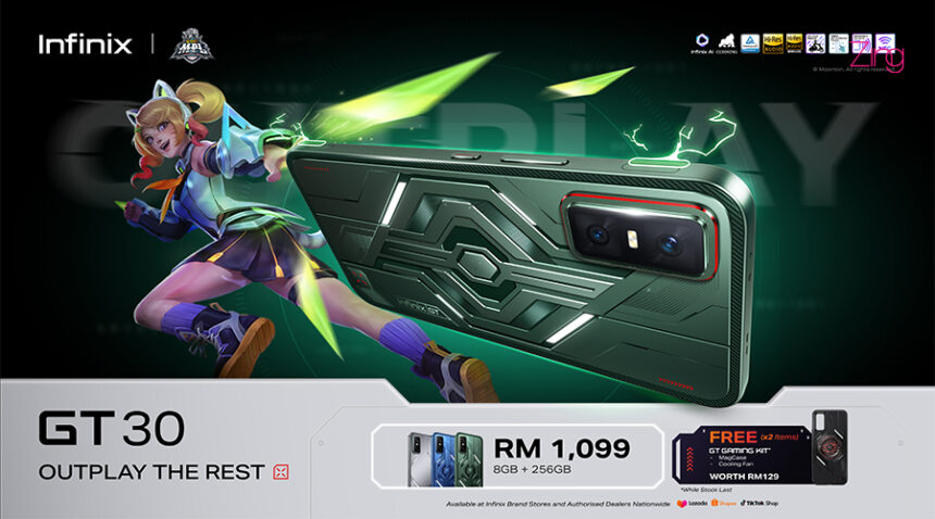 大马售价 RM1,099!Infinix GT 30 发布:自带 GT 肩键、1.5K 144Hz 屏、天玑 7400 5G! 1 Infinix GT 30 登陆大马 RM1,099