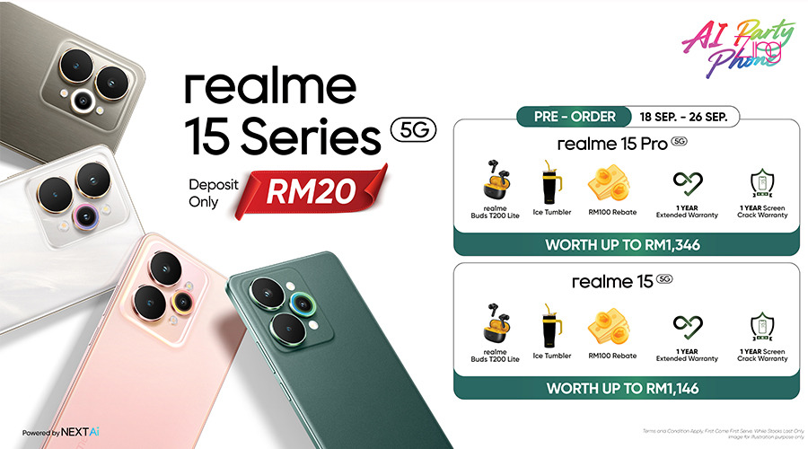 realme 15 系列 9 月 18 日发布