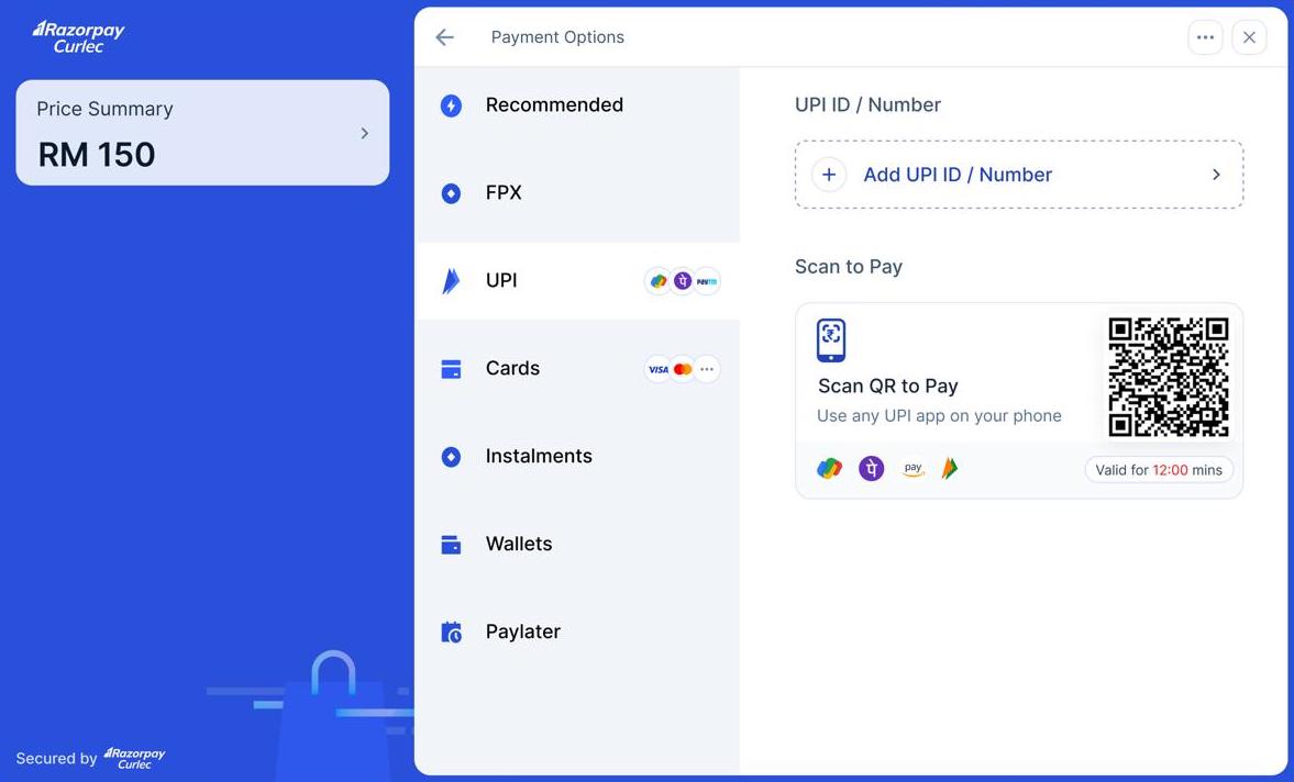 印度旅客来马更方便!Razorpay Curlec 携手印度 NPCI:UPI 支付首度落地大马,跨境付款秒到账! 4 7. NPCI International Payments Limited NIPL is now integrated into the Razorpay Curlec platform 1