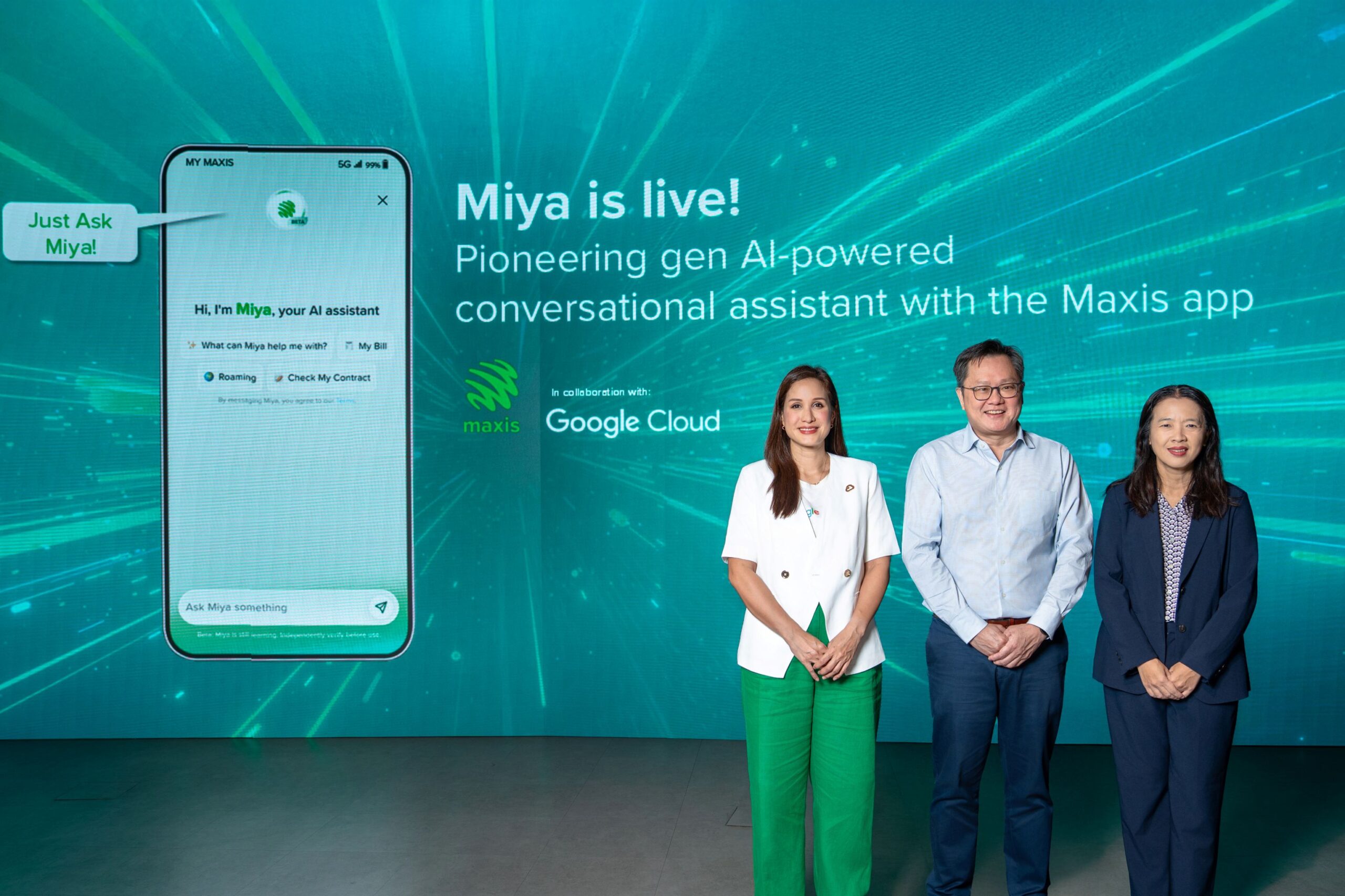 不必打给客服!Maxis 携手 Google Cloud 推出「Miya」AI 助理:用聊天就能搞定账单与服务! 4 Image 2 6 1 scaled