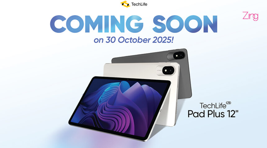 TechLife 将于 10 月 30 日推出 TechLife Pad Plus 12 英寸 LTE