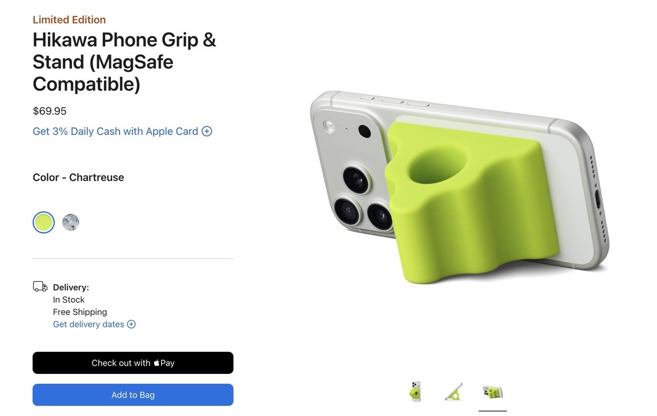 继高价 iPhone Pocket 收纳袋!Apple 推出联名无障碍握把:兼容 MagSafe,专为握力不足用户设计! 4 176369459644811 P33727213