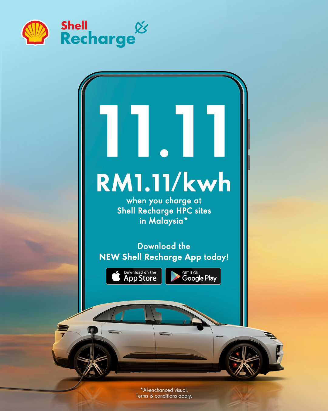 Shell Recharge 11.11 promo 1