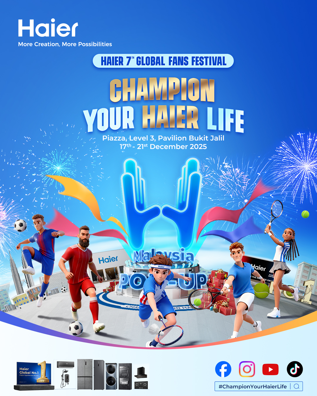 Haier 开启第七届全球粉丝节!Pavilion Bukit Jalil 快闪体验开跑:超多游戏玩、奖品等你赢! 2 600033077 1297957522364429 8770061289460090912 n