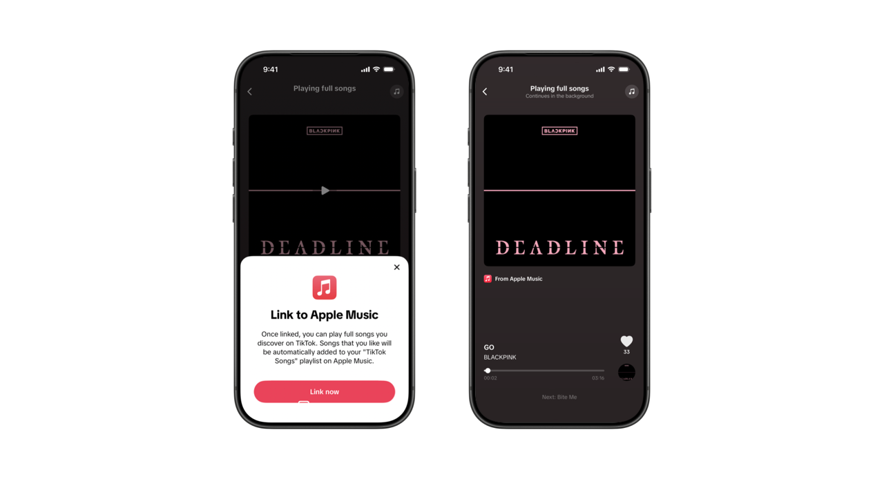 Apple Music与TikTok合作:刷到喜欢的歌原地听全曲!不用离开App! 2 Apple Music与TikTok合作:刷到喜欢的歌原地听全曲!不用离开App!