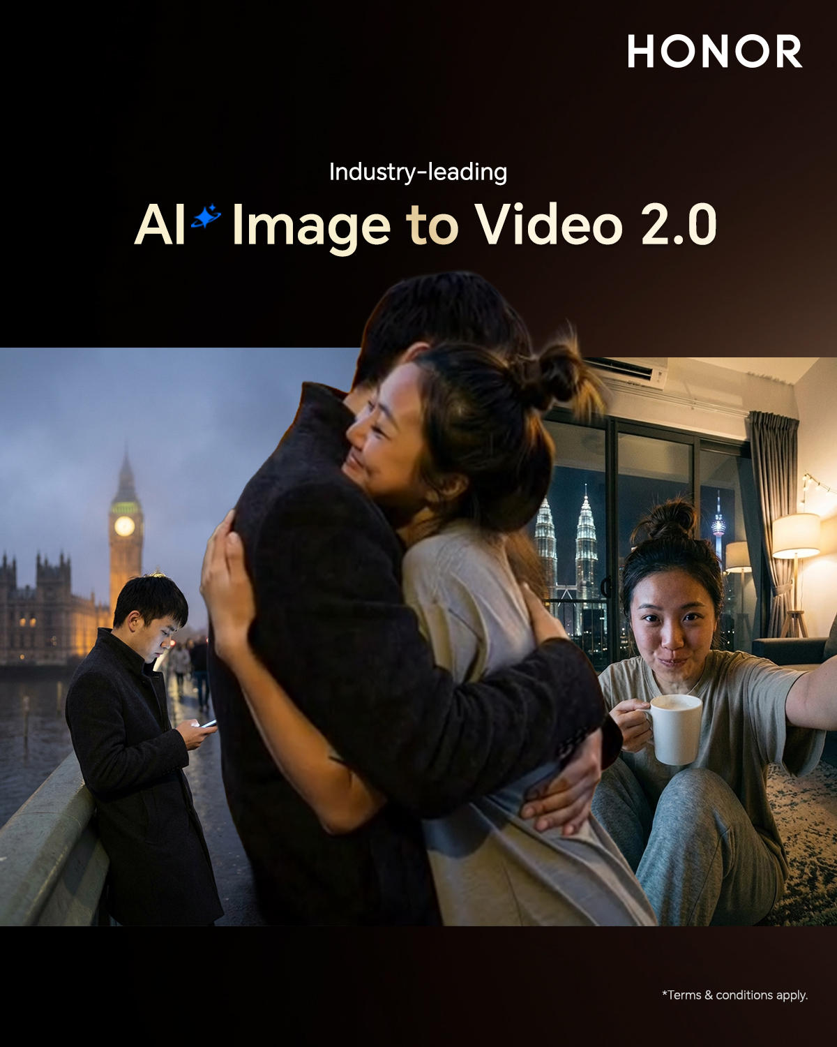 大马全球首发!HONOR 600 系列搭载全新 AI Image to Video 2.0:照片秒变视频,4 月 22 日见! 4 AI Image to Video 2.0 2 2