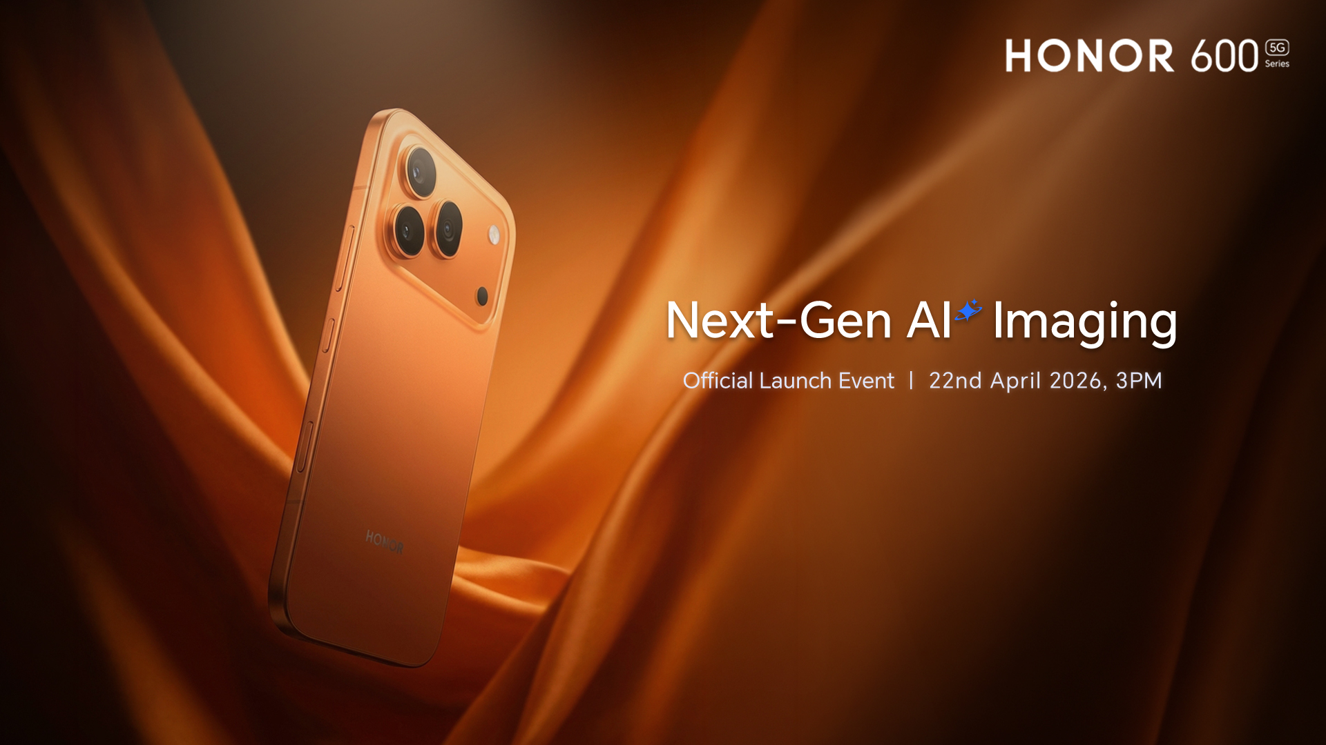 大马全球首发!HONOR 600 系列搭载全新 AI Image to Video 2.0:照片秒变视频,4 月 22 日见! 2 HONOR 600 Series Launch STD