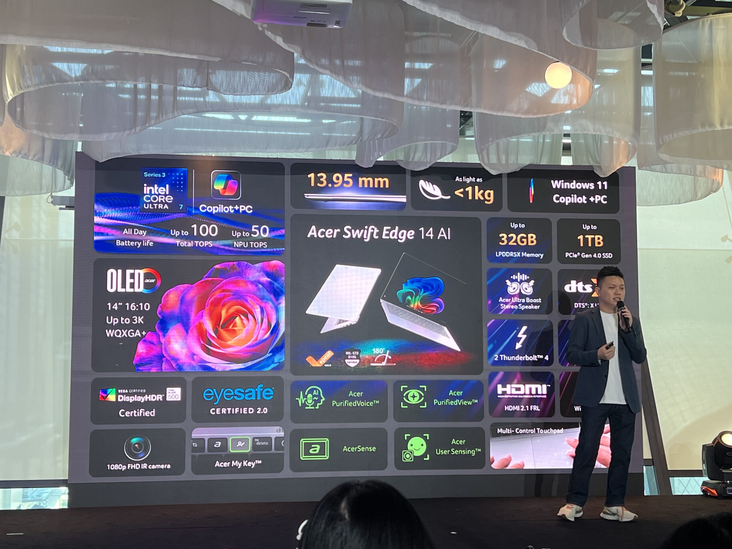 Acer新笔电发布:Intel Core Ultra 3系列、1kg不到的办公本以及一体式桌机等,售RM4399起! 2 Acer新笔电发布:Intel Core Ultra 3系列、1kg不到的办公本以及一体式桌机等,售RM4399起!