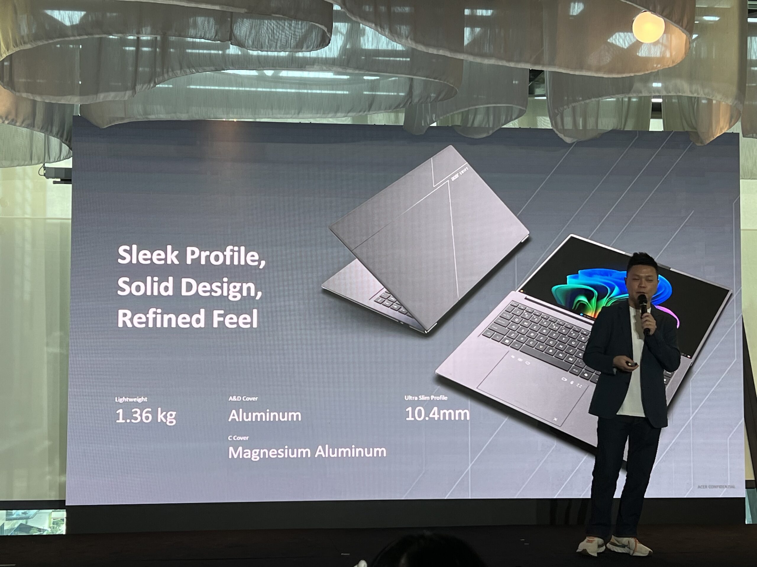 Acer新笔电发布:Intel Core Ultra 3系列、1kg不到的办公本以及一体式桌机等,售RM4399起! 4 IMG 0663 scaled