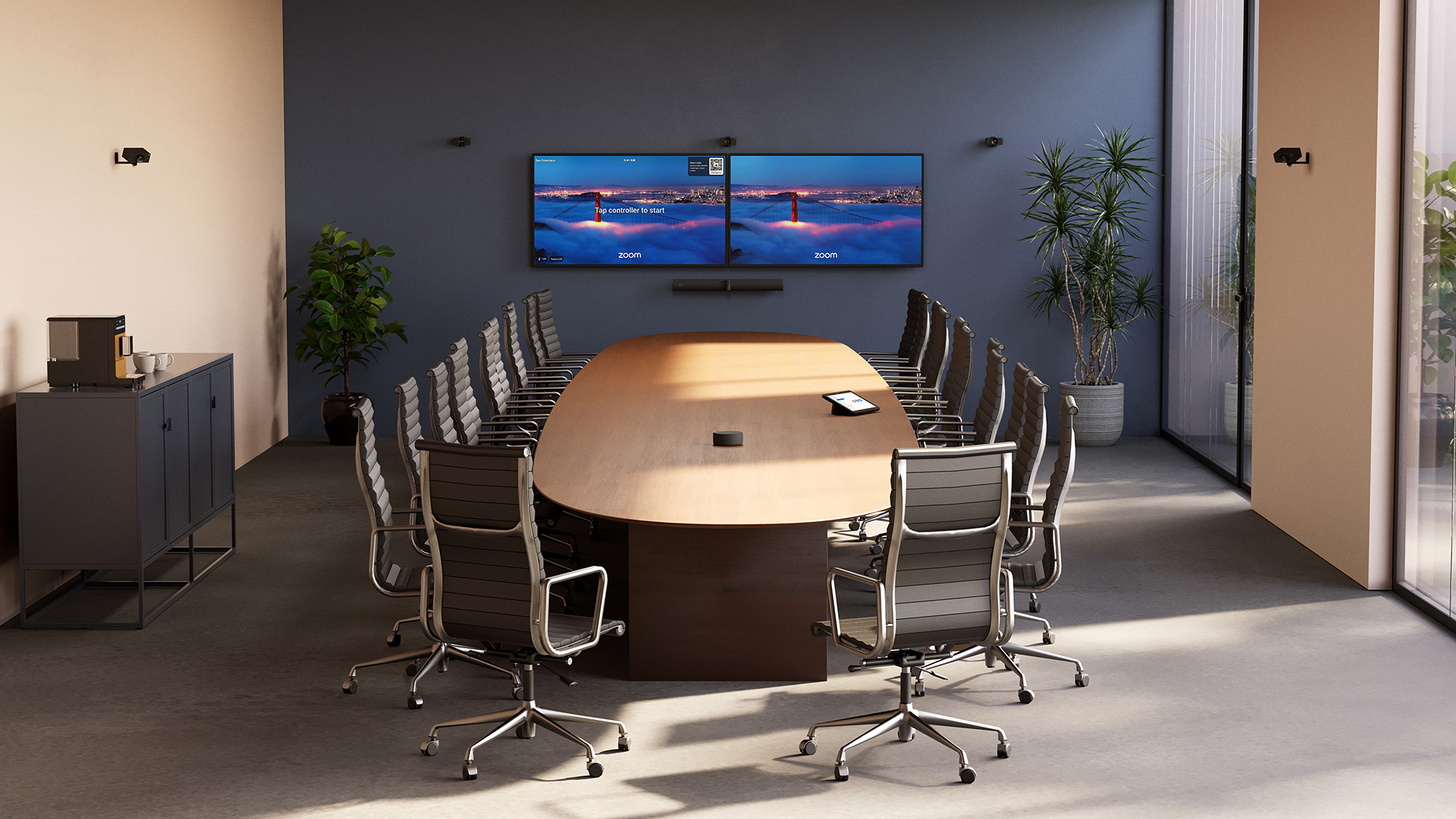 Jabra Evolve3 75、85、会议套组发布:主打AI、办公、线上会议体验,RM2399起! 4 Jabra PanaCast Room Kit Multi with Add on Cameras Zoom