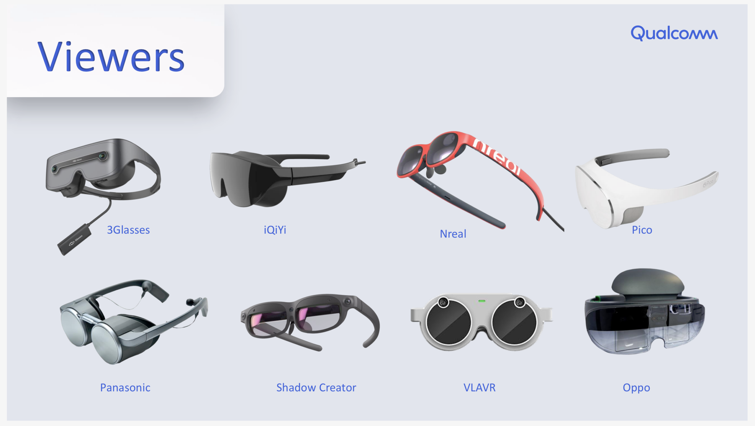 高通与Snap扩大10年的战略合作:推动智能眼镜体验的发展 2 QUALCOMM SNAPDRAGON XR VIEWER MANUFACTURER PARTNERS scaled