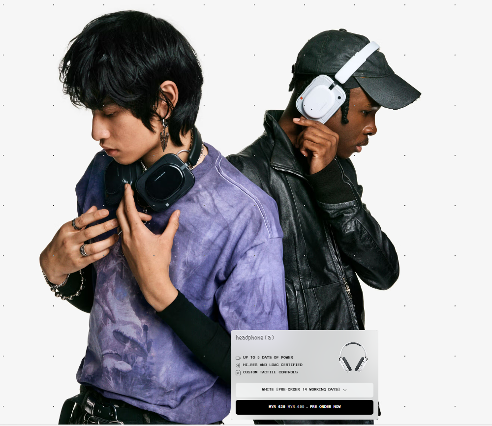 大马售价 RM699!Nothing Headphone (a) 发布:5 天续航、远程按快门拍照、一键切换功能! 7 image 18