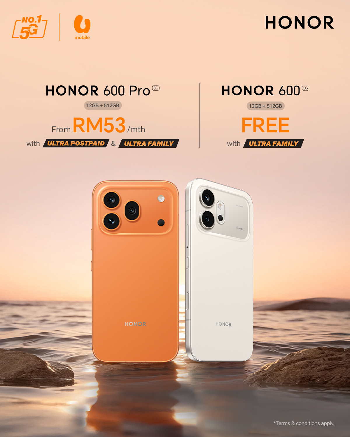 HONOR 600 Series U Mobile Plan