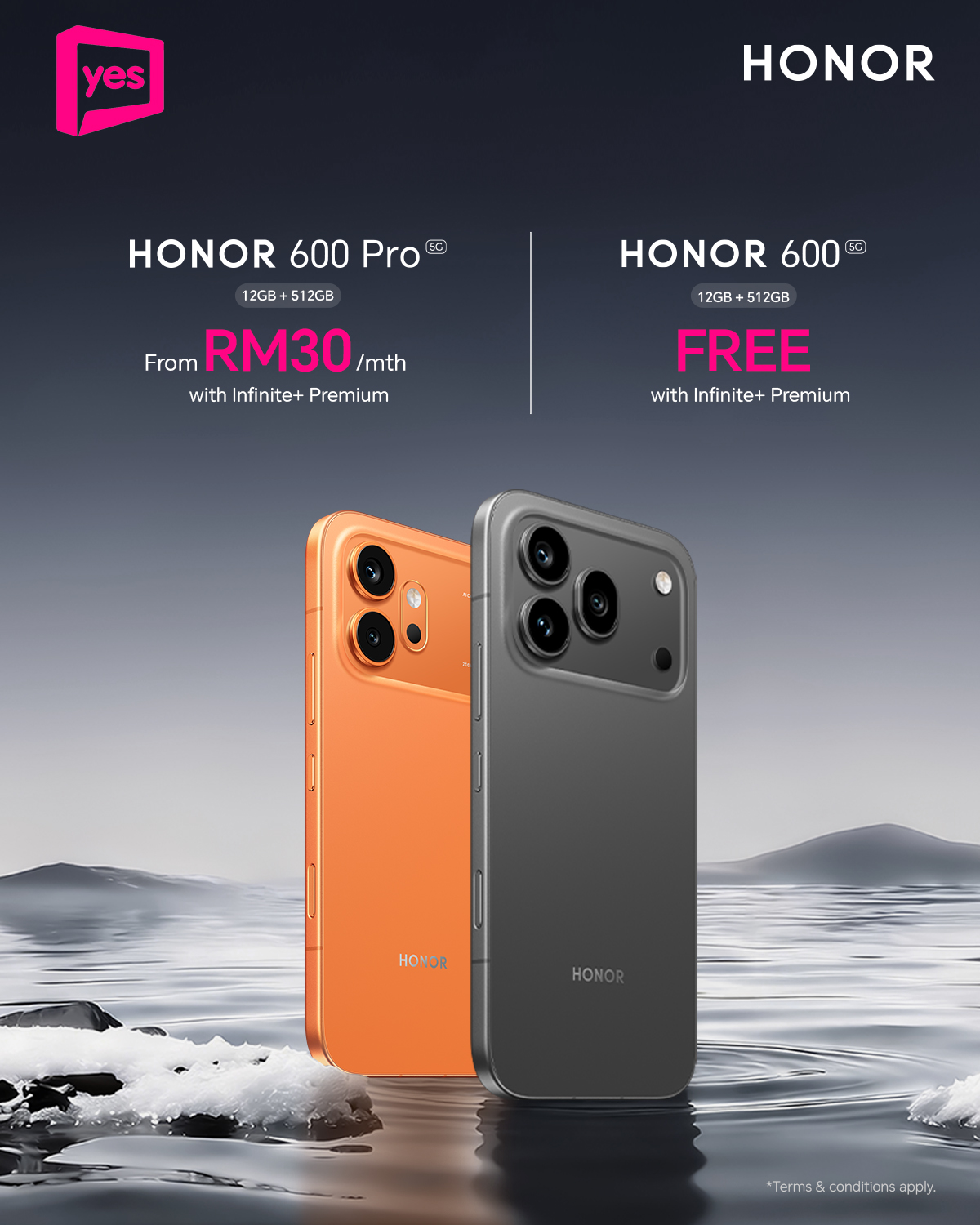 HONOR 600 Series Yes Plan
