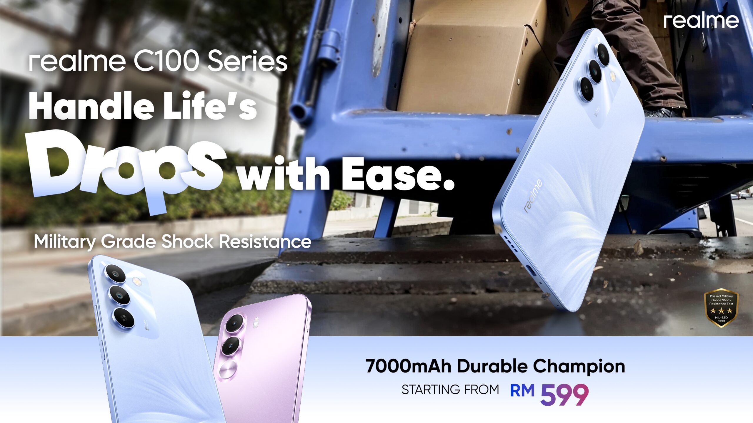 大马售价 RM599 起!realme C100 系列发布:7000mAh 大电池、IP64 防尘防水、144Hz 高刷! 4 KV 3 1 scaled