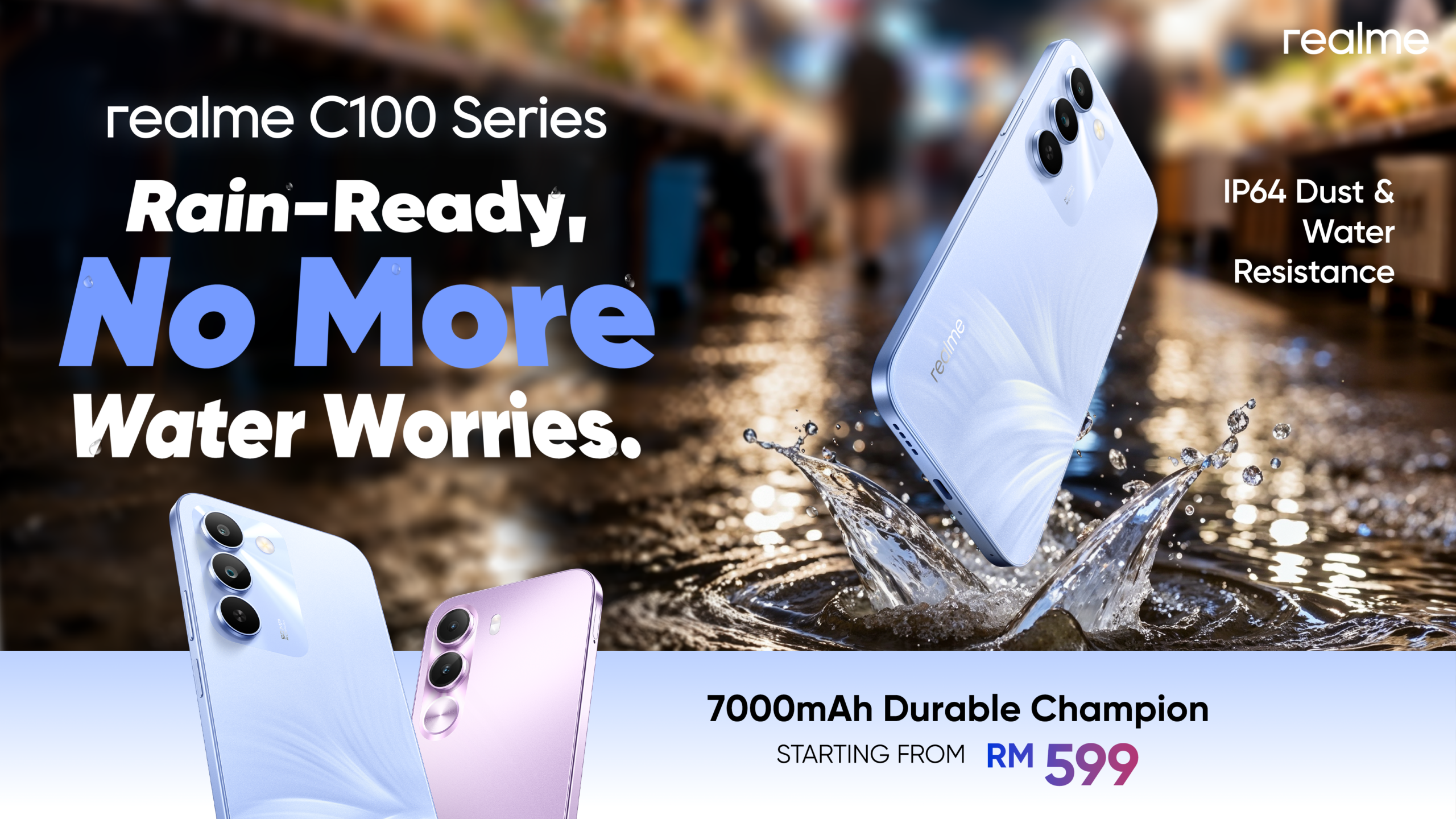 大马售价 RM599 起!realme C100 系列发布:7000mAh 大电池、IP64 防尘防水、144Hz 高刷! 5 KV 4 1 scaled