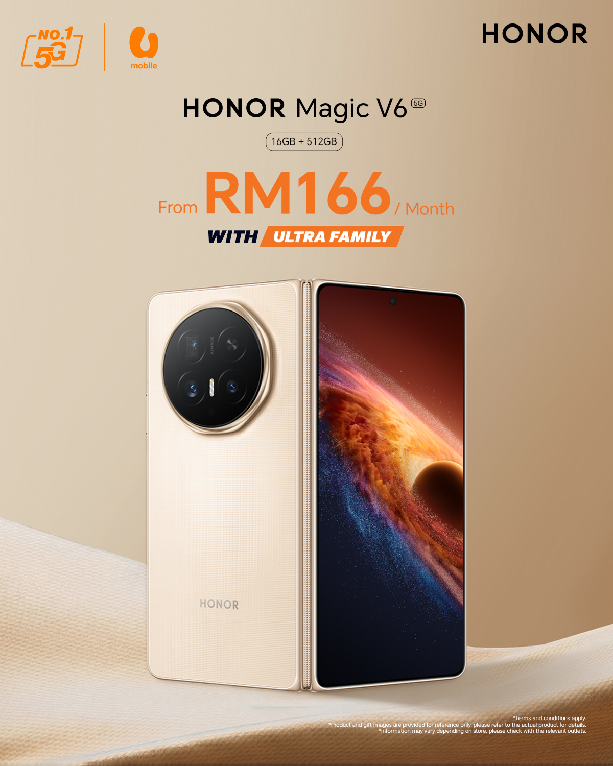 HONOR Magic V6 U Mobile Plan