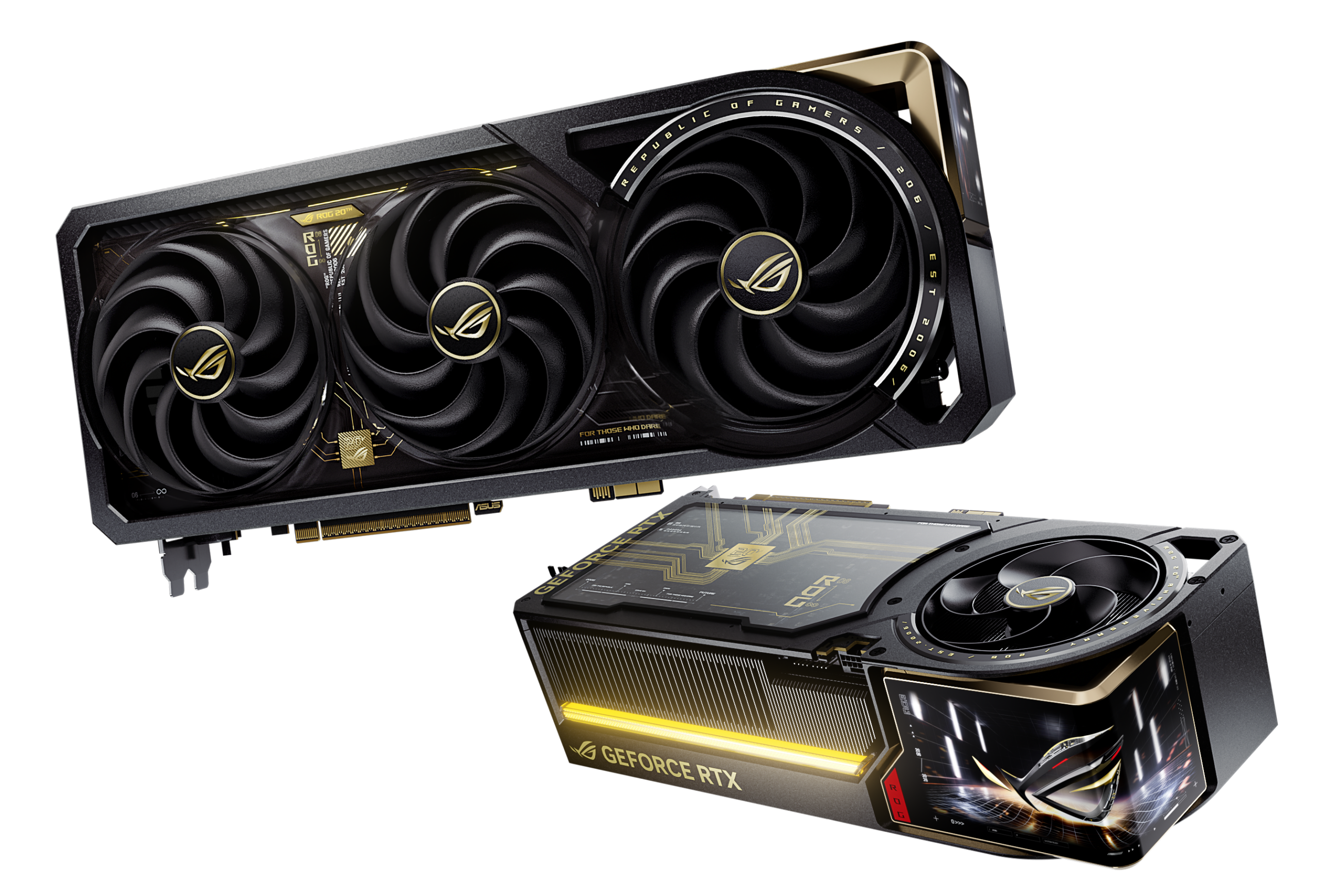 欢庆20周年！ROG Edition 20系列开卖：金+黑主题色，搭配24K黄金、从主机板到键盘滑鼠都有！