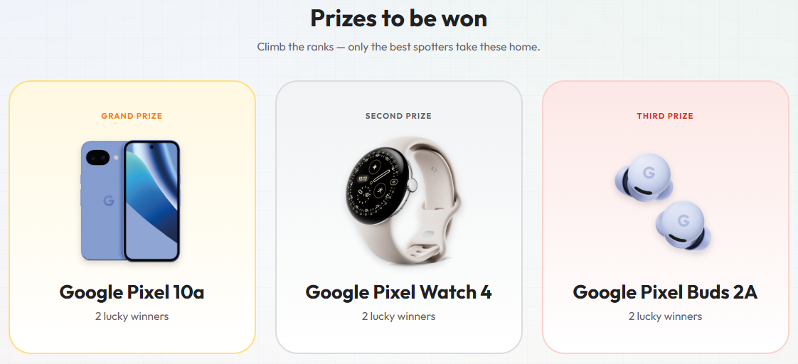 赢得免费Pixel 10a、Pixel Watch和Buds!Google Pixel足球活动开跑! 4 赢得免费Pixel 10a、Pixel Watch和Buds!Google Pixel足球活动开跑!
