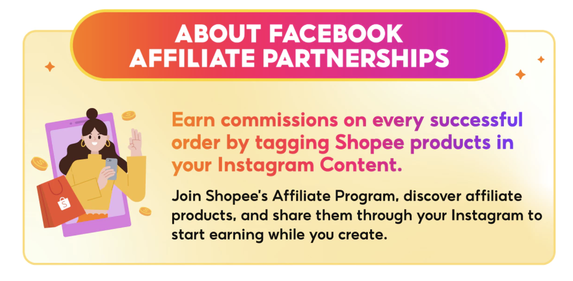 Shopee 宣布合作 Meta!Instagram创作者可在Reels/Feed上挂商品链接赚佣金! 3 屏幕截图 2026 07 06 121100