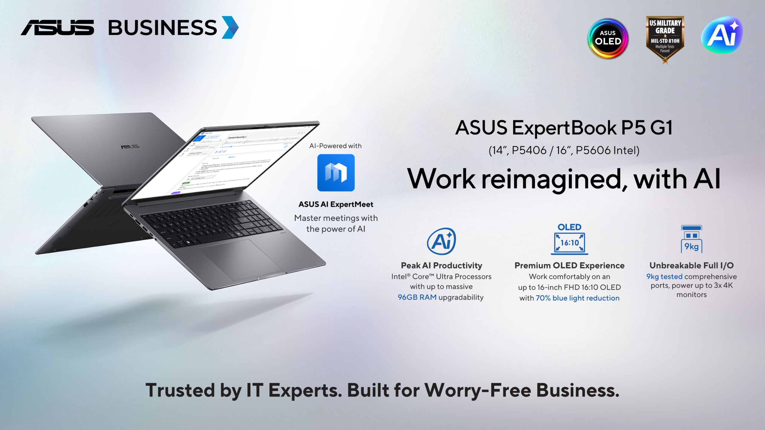 RM4,799起!ASUS ExpertBook P系列开卖:最高Ryzen AI 9 HX、55 TOPS NPU! 3 RM4,799起!ASUS ExpertBook P系列开卖:最高Ryzen AI 9 HX、55 TOPS NPU!