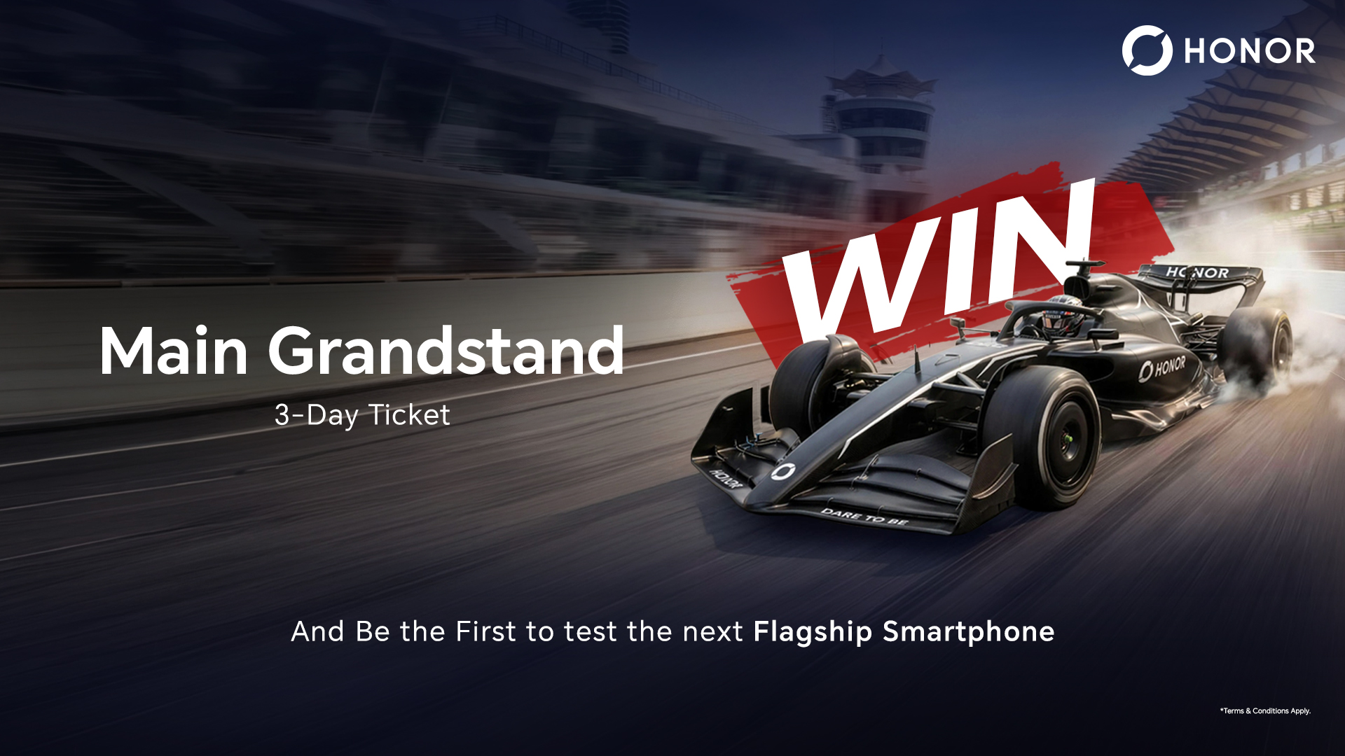 Win F1 Main Grandstand Tickets KV