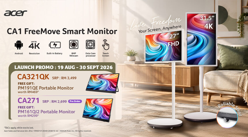 Acer也有闺蜜机了!Acer CA1系列大马发布:自带滚轮、内置电池、支持触控,售RM2699起! 1 acer