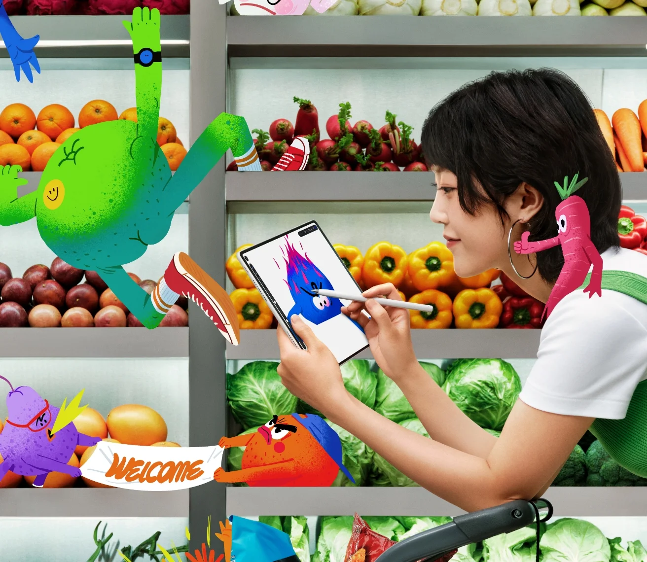 HUAWEI MatePad Air发布:12寸OLED柔光屏、144Hz高刷、10,100mAh+66W快充,大马售价RM3999! 6 huawei matepad air gopaint