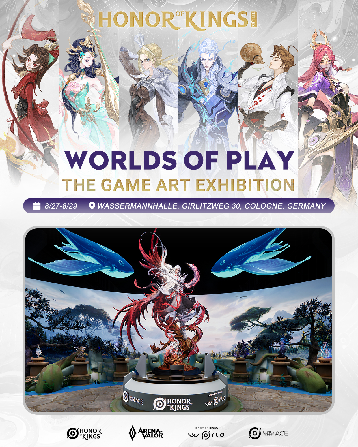 《王者万象棋》首次开放试玩!带《王者荣耀世界》《Honor of Kings》《Arena of Valor》游戏亮相 gamescom 2026 科隆游戏展! 6 poster01 1 1