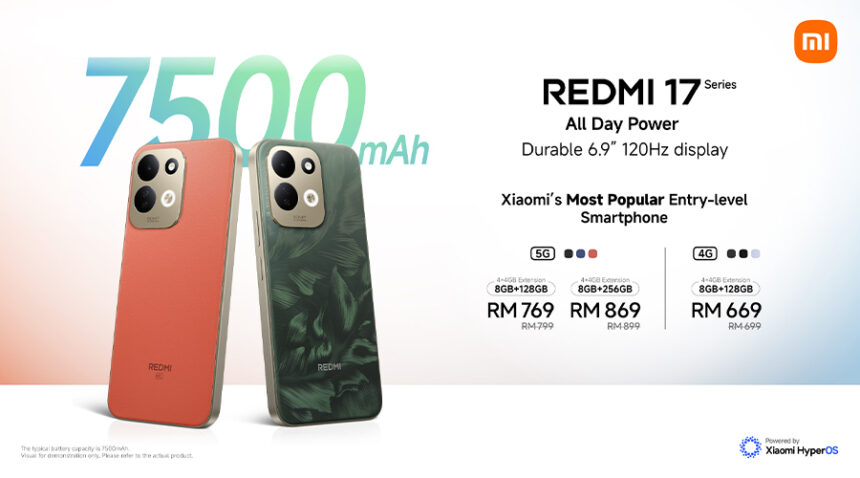 REDMI 17系列、REDMI A7发布:7500mAh大电池的入门机系列!RM469起! 1 redmi17